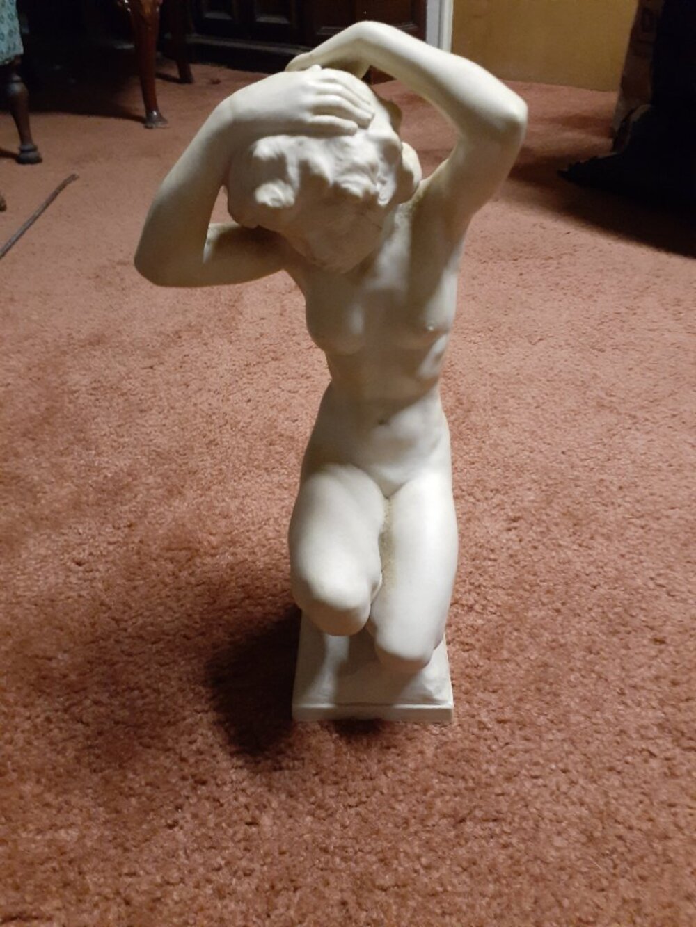 vtg hutschenreuther bisque porcelain